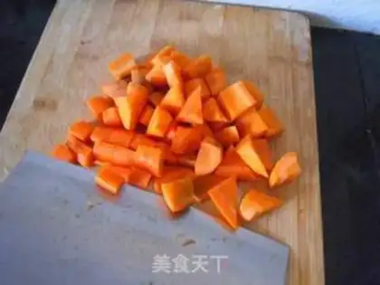 Make Cashew nut carrots step 1