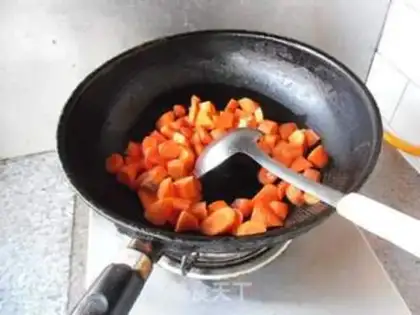 Make Cashew nut carrots step 4