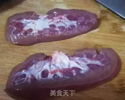 Make The liver and the waist are fried step 1