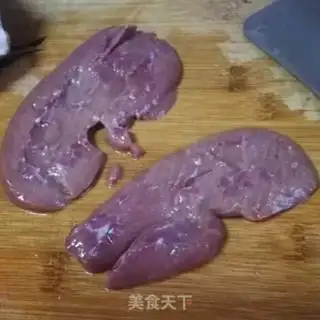 Make The liver and the waist are fried step 2