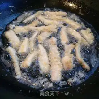 Make The liver and the waist are fried step 5