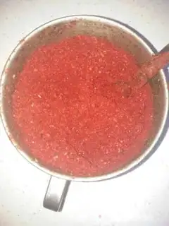 Make Spicy red oil step 0