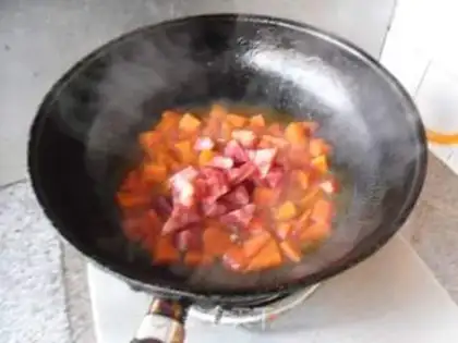 Make Cashew nut carrots step 9