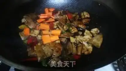 Make The liver and the waist are fried step 11