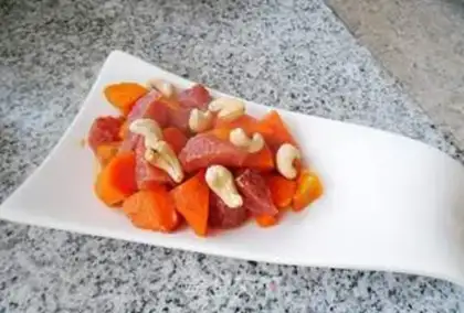 Make Cashew nut carrots step 13
