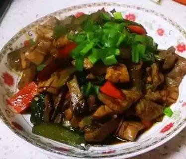 Make The liver and the waist are fried step 13