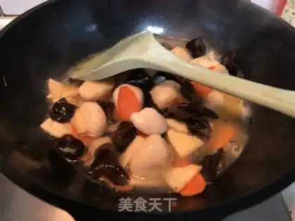 Make A fishball in winter step 6