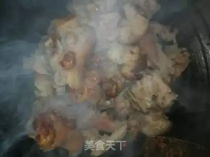Make Red burning pig hoof step 4