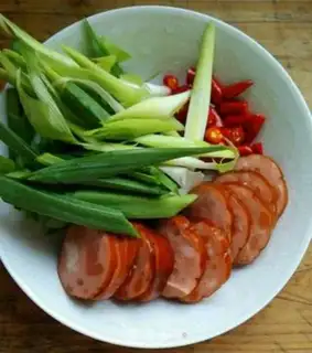 Make Bacon ham and garlic step 0