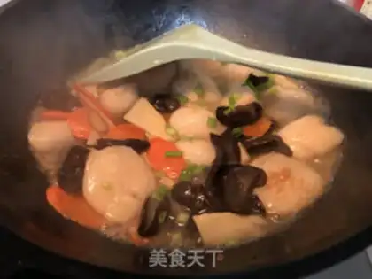 Make A fishball in winter step 8