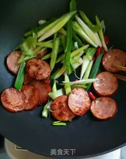 Make Bacon ham and garlic step 2