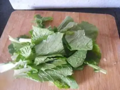 Make The cabbage is burning the mushrooms step 1