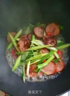 Make Bacon ham and garlic step 3