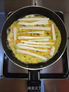 Make Fried cheese eggs step 4