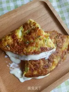 Make Fried cheese eggs step 8