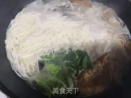 Make Chicken soup and egg noodles step 2
