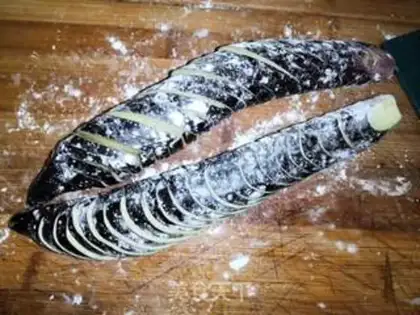 Make An appetizer eggplant step 4