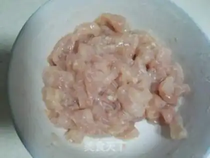 Make Garlic chicken silk step 0