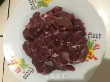 Make Cream beef step 1