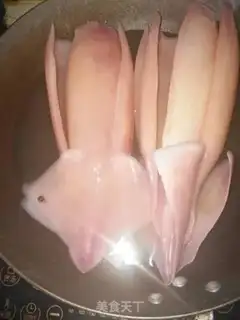 Make Squid rice roll step 0