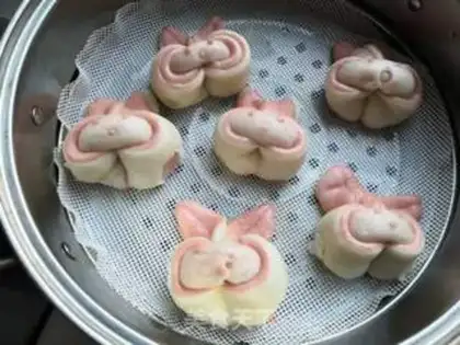 Make The pink rabbit step 16