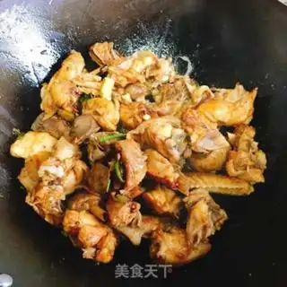 Make Chicken stew mushrooms step 3