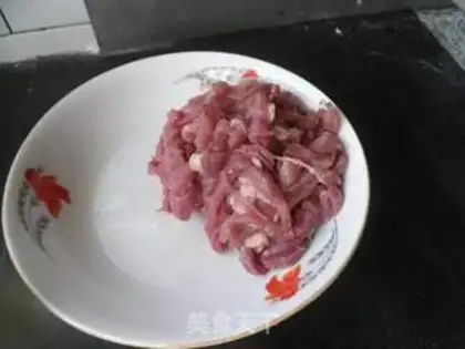 Make Spicy meat step 1