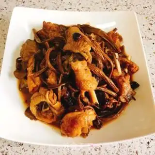Make Chicken stew mushrooms step 7