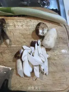 Make Onion mushroom rice step 3