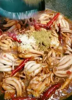 Make Spicy squid step 9