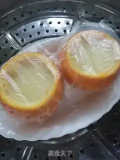 Make Orange steamed eggs step 4