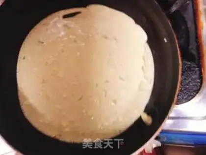 Make Green bean pancakes step 3