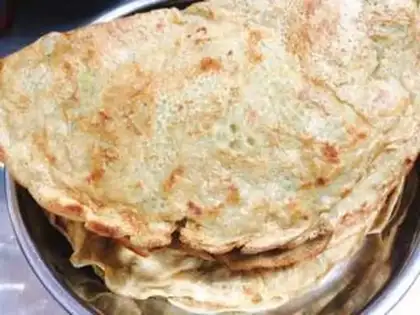 Make Green bean pancakes step 6