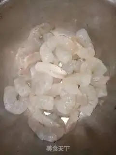Make cucumber shrimp step 0