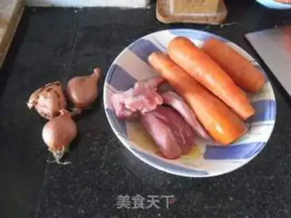 Make The lamb makes carrots step 0
