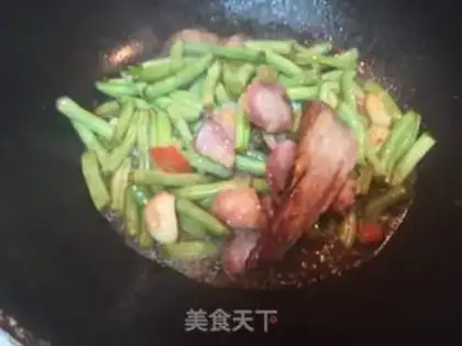 Make ♪ Four seasons of bean fried sausage ♪ step 6