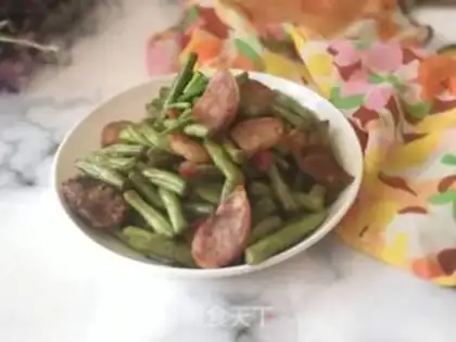 Make ♪ Four seasons of bean fried sausage ♪ step 7