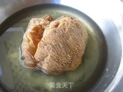 Make Monkey mushroom tofu squirt step 6