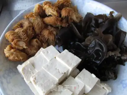 Make Monkey mushroom tofu squirt step 7