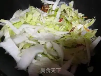 Make Sausage fried cabbage step 3