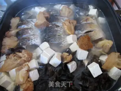 Make Monkey mushroom tofu squirt step 8
