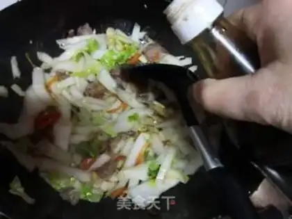 Make Sausage fried cabbage step 5