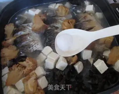 Make Monkey mushroom tofu squirt step 9