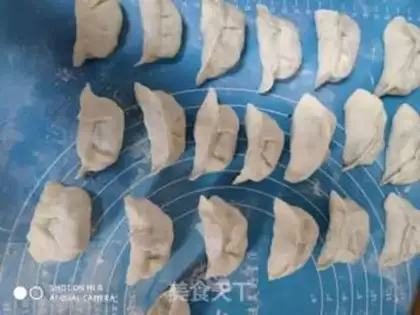 Make Three fresh dumplings step 8
