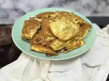 Make Egg dumplings step 5