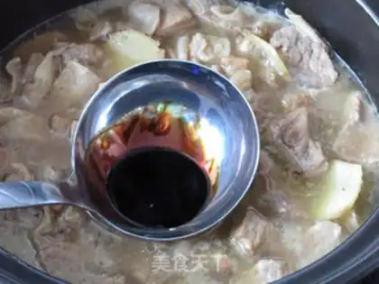 Make Red-burned oxen-covered noodles step 6