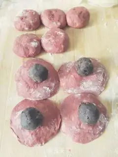 Make The red bean bread step 9