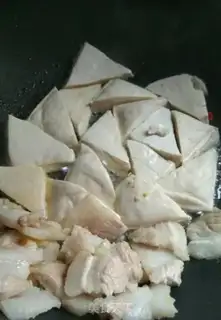 Make Five flowers for old tofu step 3