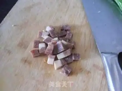 Make Salted ham and bitter melon step 2