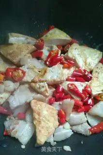 Make Five flowers for old tofu step 6
